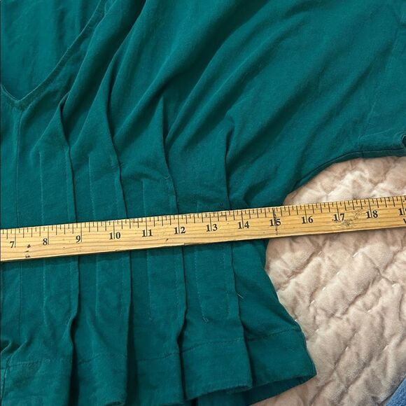 ANTHROPOLOGIE Dolman-Sleeve Pleated V-Neck XS - Picture 5 of 10